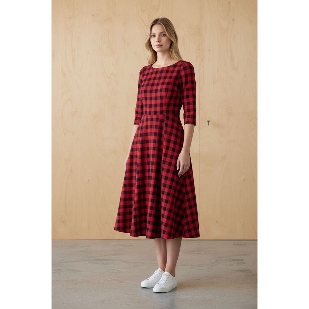 Calvin Klein Buffalo Check Dress